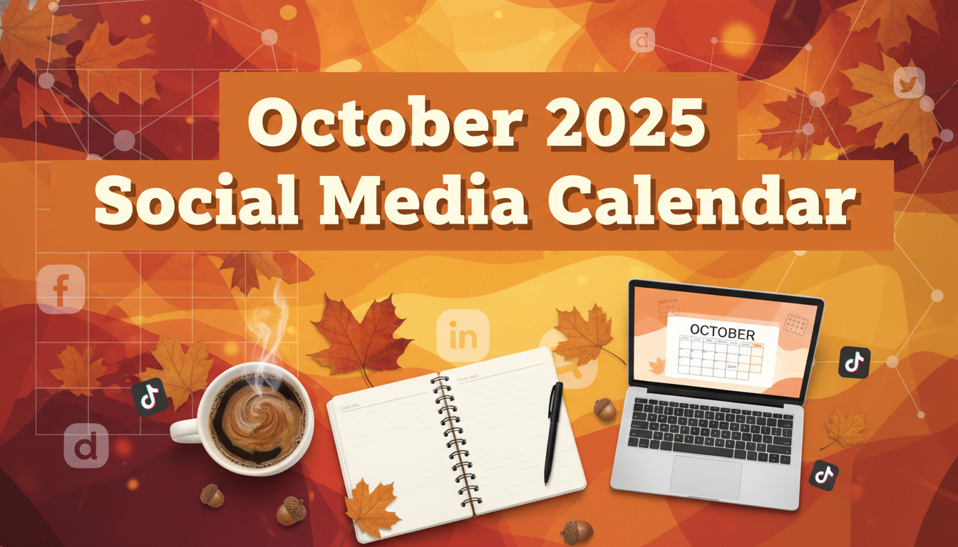 October 2025 Social Media Calendar
