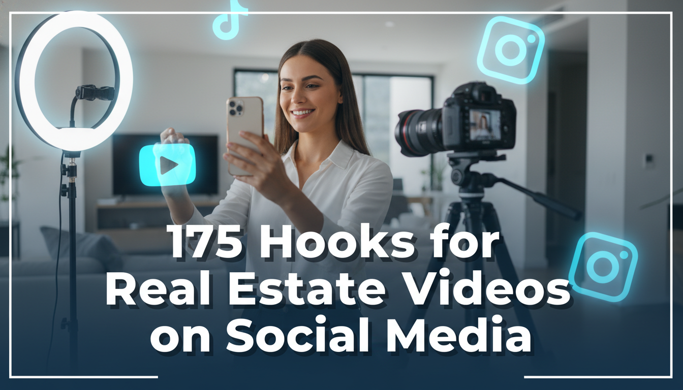 175 Hooks For Real Estate Video On Social Media